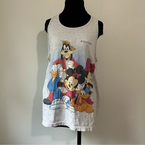 Vintage y2k Disney characters  top tank size large - Picture 1 of 6